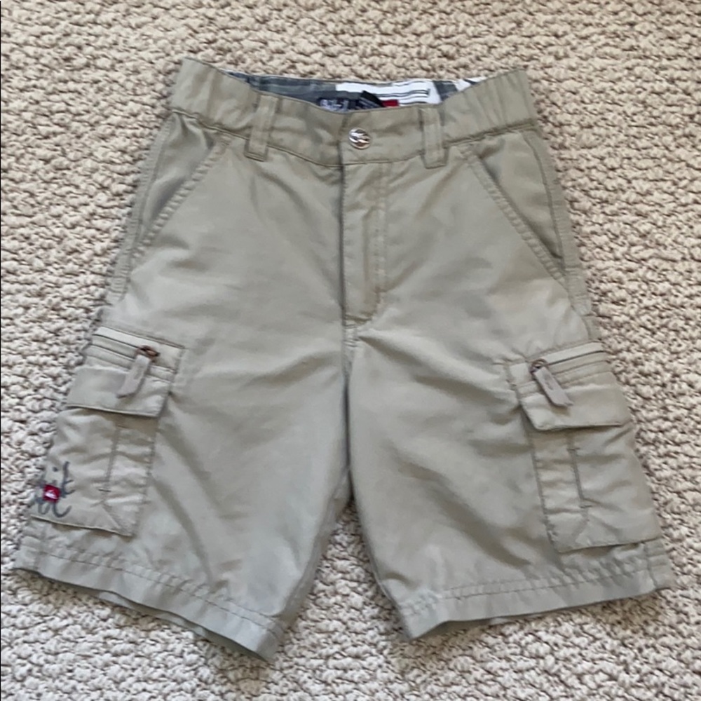 Tan Quiksilver Cargo Shorts - Size 4T